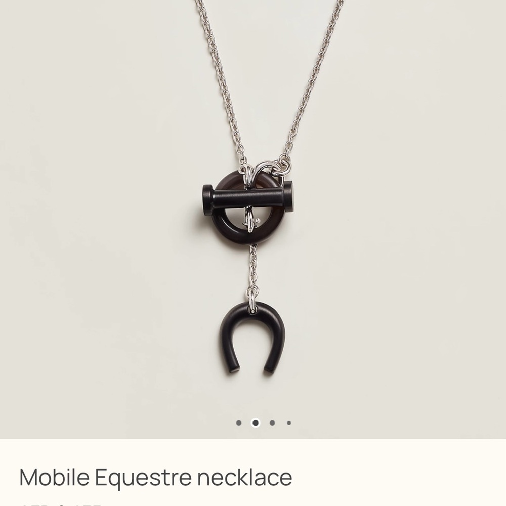Hermes mobile equestre necklace